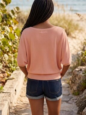 Abercrombie and Fitch Dark Washed Cuffed Denim Shorts